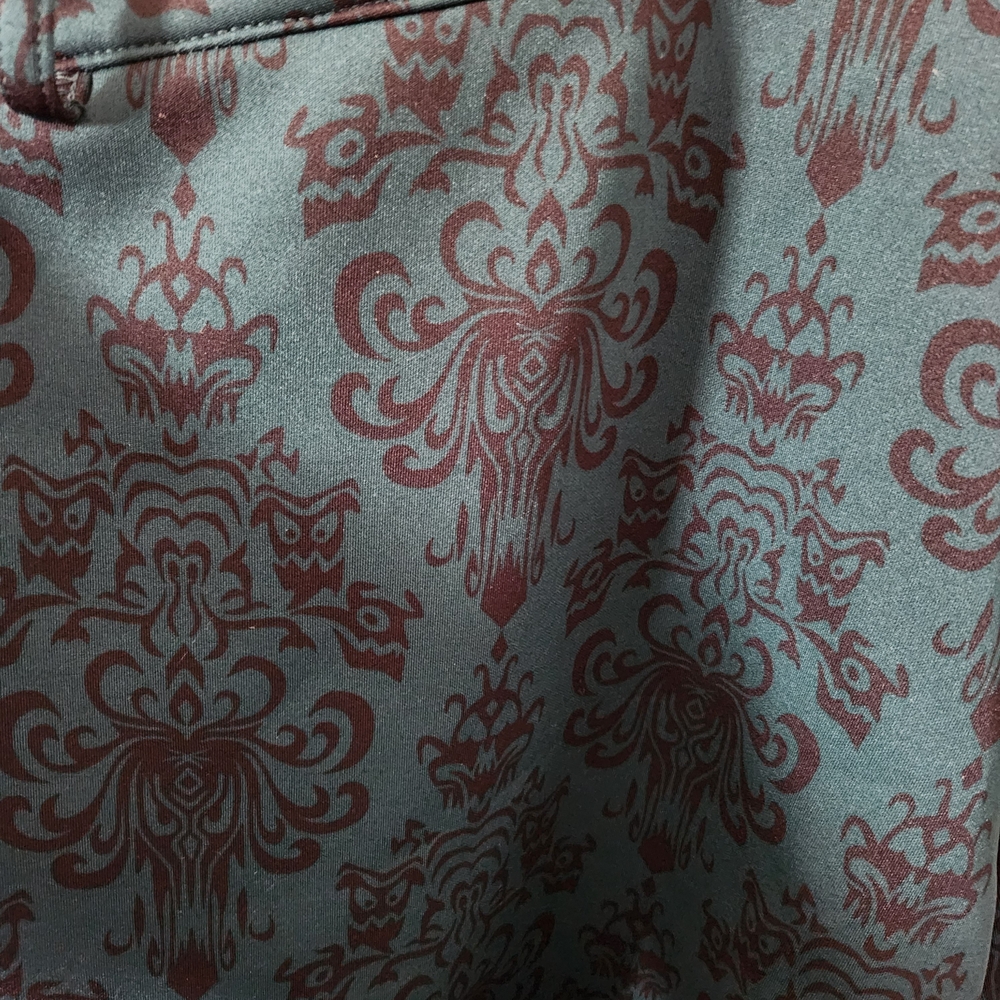 Disney Dark Green Shorts Overalls with Bat Design - Picture 7 of 7